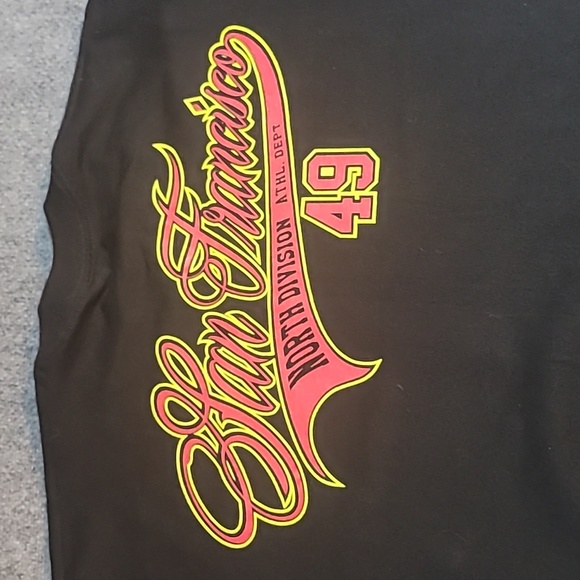 San Francisco 49ers Black T shirt - Picture 5 of 5